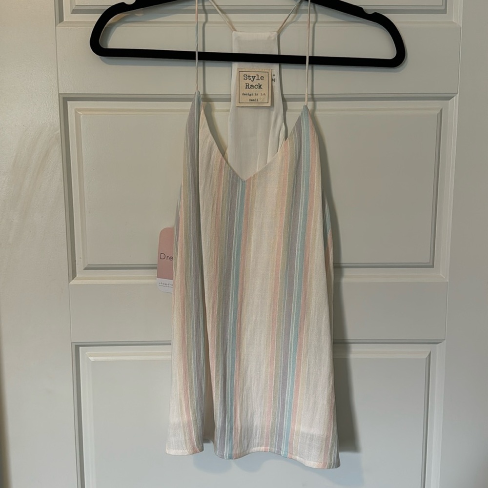 Never worn stripped tank top